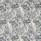 Fringed Tulip Toile Fabric / Woad - Just Fabrics