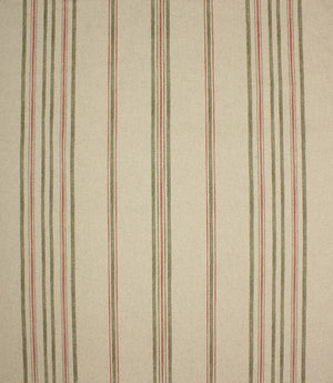 Thomas Stripe Fabric / Red