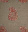 Kashmir Fabric / Grey / Rose - Just Fabrics