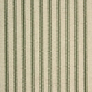 JF Linen Ticking Fabric / Sap Green - Just Fabrics