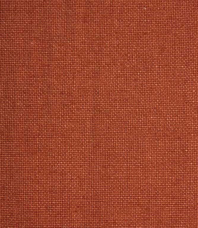 Cotswold Heavyweight Linen Fabric / Terracotta - Just Fabrics