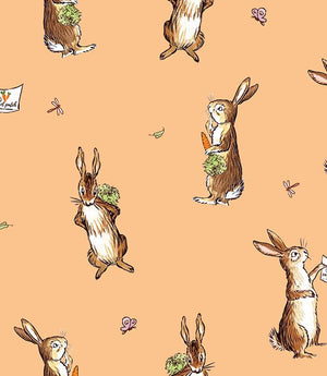 Rabbit's Garden Fabric / Honey