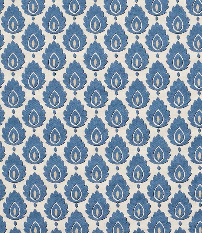 Odila Fabric / Navy - Just Fabrics