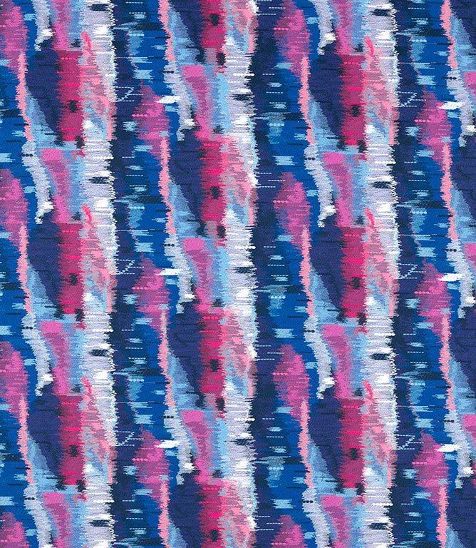 Wilderness Fabric / Lapis / Carnelian / Ruby - Just Fabrics