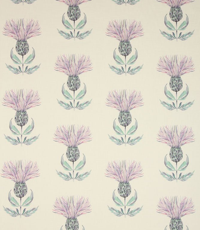 Firth Fabric / Azure Cream - Just Fabrics