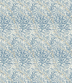 Willow Bough Oilcloth Fabric / Azure - Just Fabrics