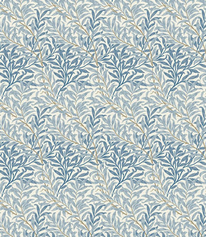 Willow Bough Oilcloth Fabric / Azure