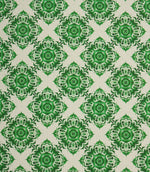 Trellis Bloom Outdoor Fabric / Green - Just Fabrics