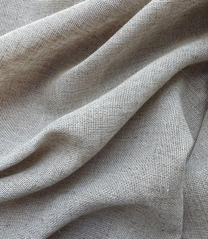 Lisbon Sheer Fabric / Natural - Just Fabrics