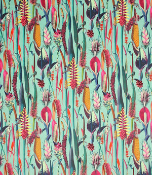 Exotic Velvet Fabric / Duck Egg