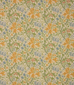 Snowshill Fabric / Yellow / Green / Blue - Just Fabrics