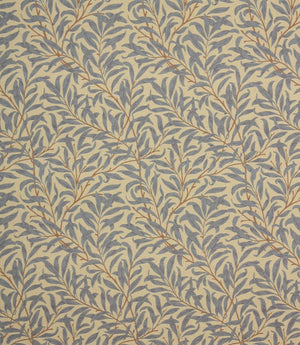 Boughs Wide Fabric / Blue