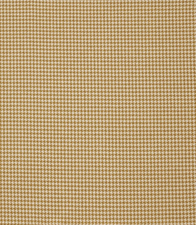 Houndstooth FR Fabric / Mustard - Just Fabrics
