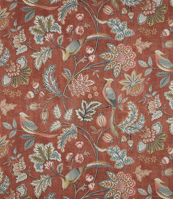 Chanterelle Fabric / Auburn - Just Fabrics