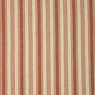 Aldsworth Stripe Fabric / Terracotta - Just Fabrics