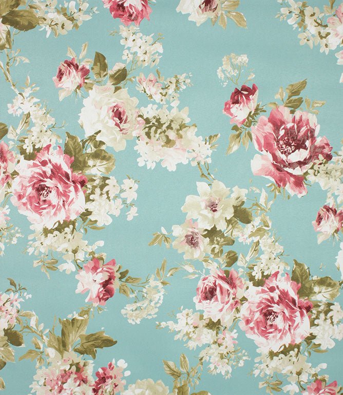 Lorene Outdoor Fabric / Duck Egg - Just Fabrics