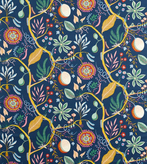 Jackfruit And The Beanstalk Fabric / Midnight