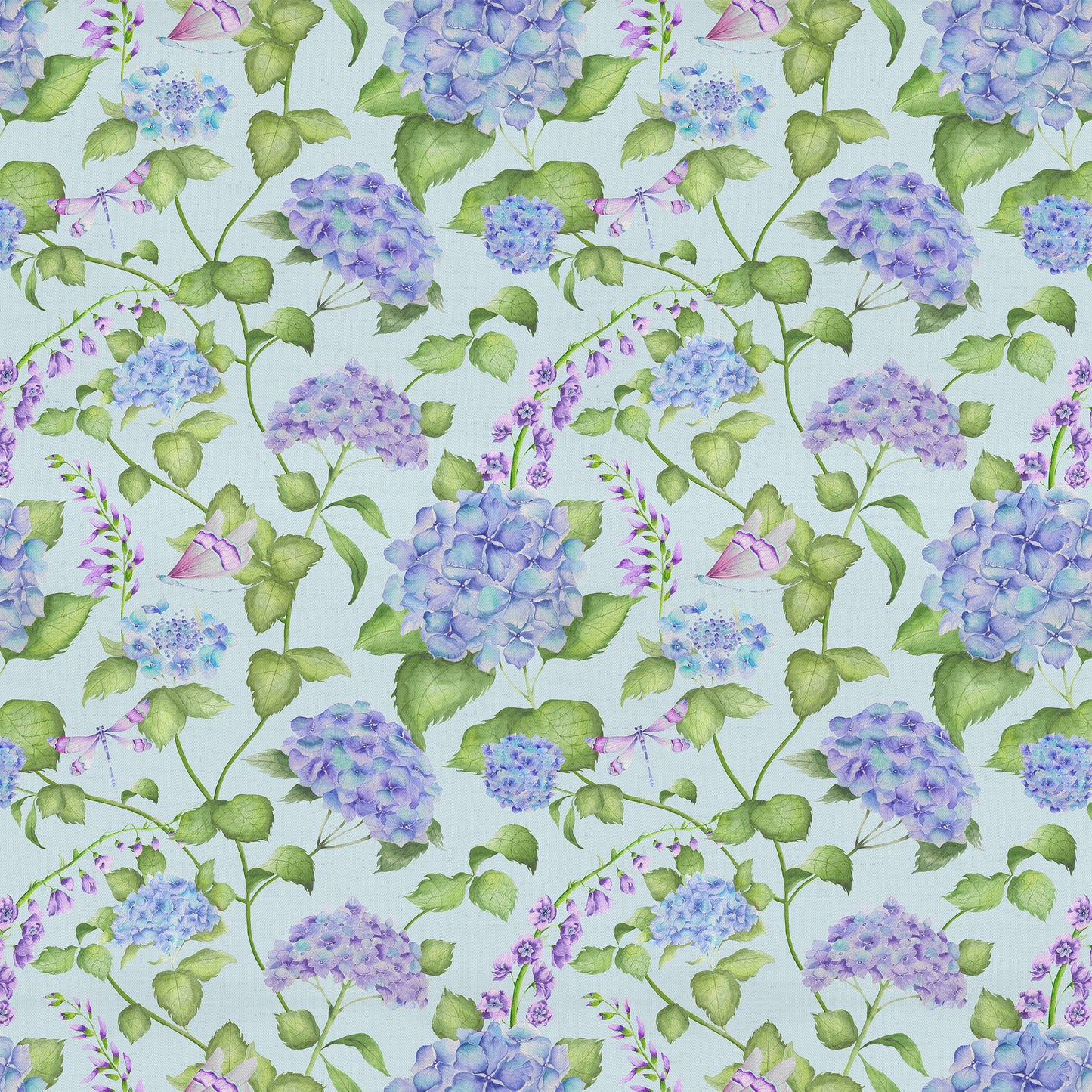 Sylvana Fabric / Duck Egg - Just Fabrics