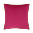 Meridian Hot Pink / Lime Velvet Cushion