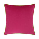 Meridian Hot Pink / Lime Velvet Cushion - Just Fabrics