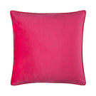 Meridian Hot Pink / Red Velvet Cushion - Just Fabrics