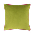 Meridian Lime / Hot Pink Velvet Cushion