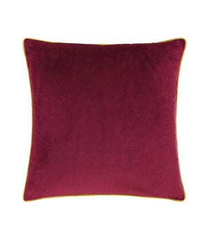 Meridian Maroon / Moss Velvet Cushion
