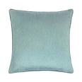 Meridian Mineral / Teal Velvet Cushion