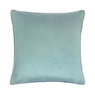 Meridian Mineral / Teal Velvet Cushion - Just Fabrics