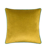 Meridian Moss / Emerald Velvet Cushion - Just Fabrics