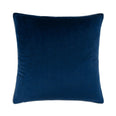 Meridian Navy / Silver Velvet Cushion