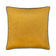 Meridian Ochre / Teal Velvet Cushion