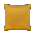 Meridian Ochre / Teal Velvet Cushion - Just Fabrics