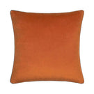 Meridian Pumpkin / Mocha Velvet Cushion - Just Fabrics