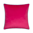 Meridian Raspberry / Teal Velvet Cushion