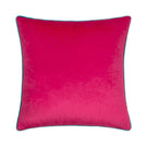 Meridian Raspberry / Teal Velvet Cushion - Just Fabrics
