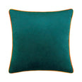 Meridian Teal / Clementine Velvet Cushion