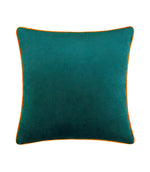 Meridian Teal / Clementine Velvet Cushion - Just Fabrics