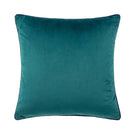 Meridian Teal / Navy Velvet Cushion - Just Fabrics