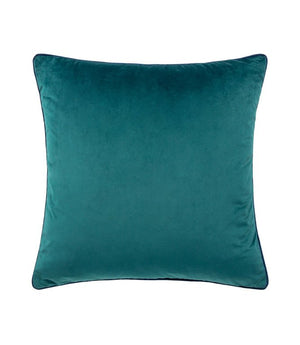 Meridian Teal / Navy Velvet Cushion