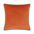 Meridian Tiger / Teal Velvet Cushion
