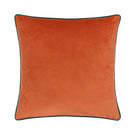 Meridian Tiger / Teal Velvet Cushion - Just Fabrics