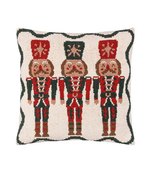 Nutcracker Trio Tufted Cushion