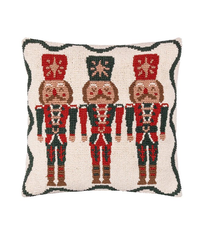 Christmas Cushions - Nutcracker Trio Tufted