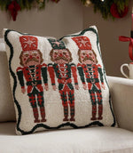 Christmas Cushions - Nutcracker Trio Tufted