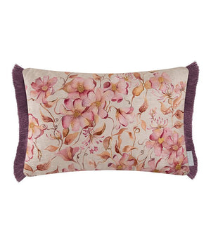 Daphne Ruche Fringe Primrose Cushion Cover