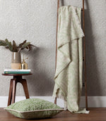 Throws & Wool Throws - Acorn Tonal Jacquard Sage