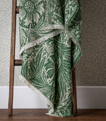 Throws & Wool Throws - Marigold Jacquard Green