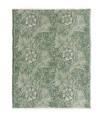 Throws & Wool Throws - Marigold Jacquard Green