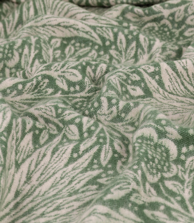 Throws & Wool Throws - Marigold Jacquard Green